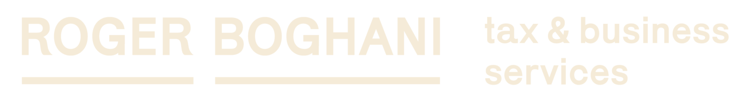 Roger Boghani Accountant Logo
